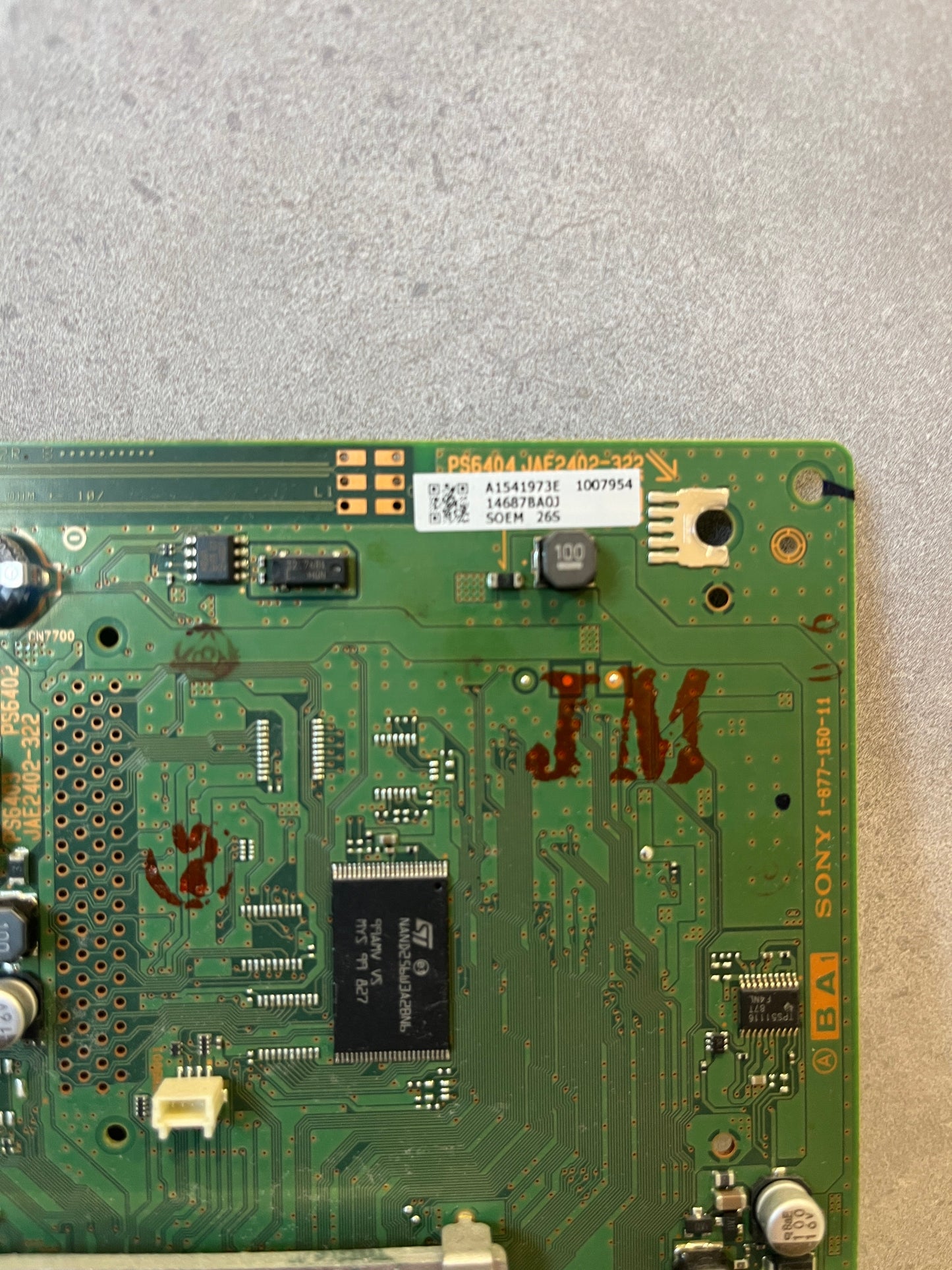 SONY KDL-37S4000 Video Input Board Card
