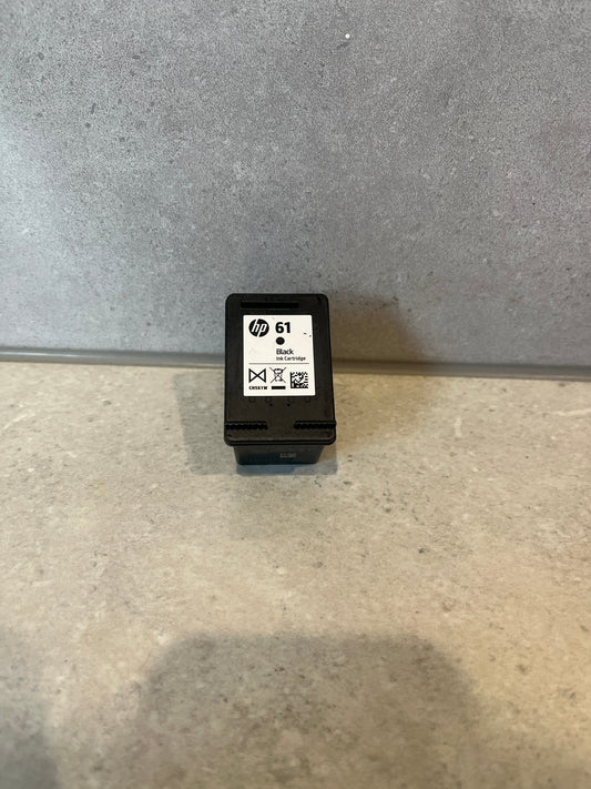 HP 61 BLACK GENUINE INK CARTRIDGE Used