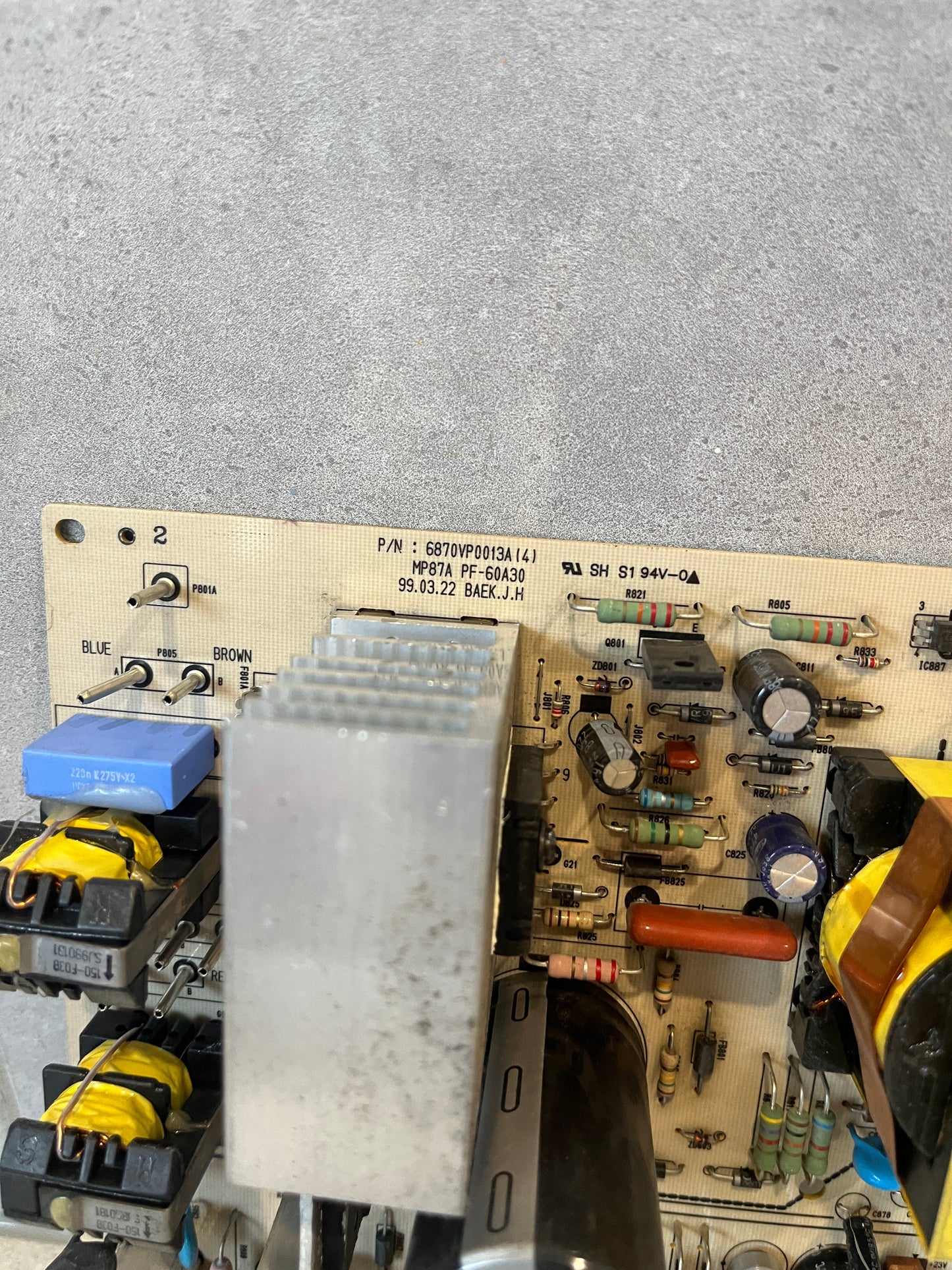 LG PF-60A30 Power Supply 6870VP-0013A 6871VPM019A SMPS