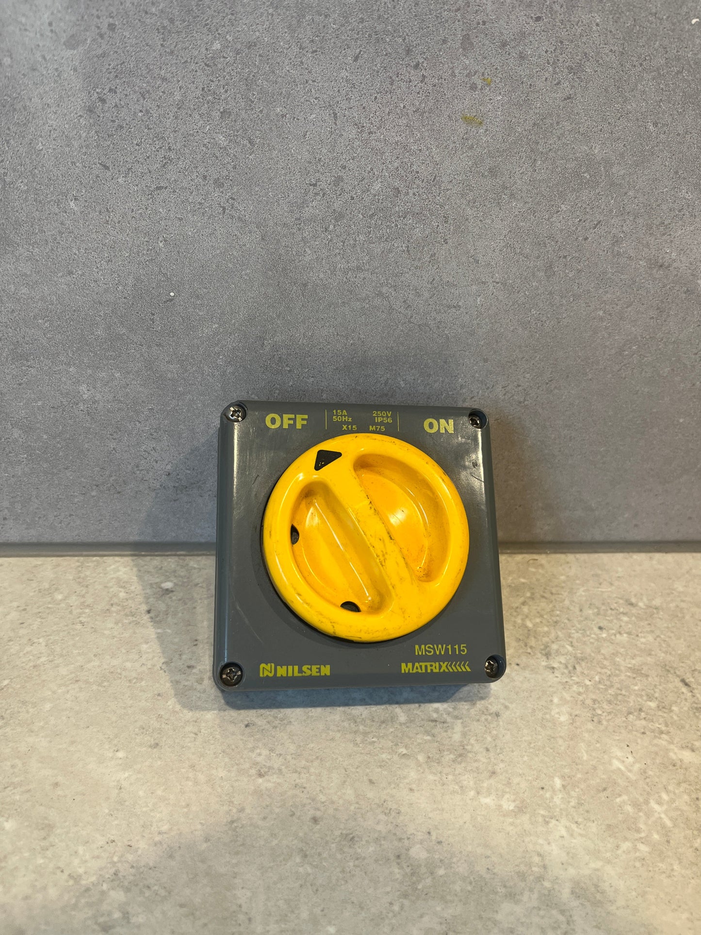 PDL NILSEN Matrix MSW115 15A Switch 1 Pole