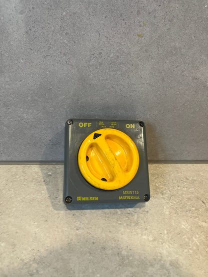 PDL NILSEN Matrix MSW115 15A Switch 1 Pole