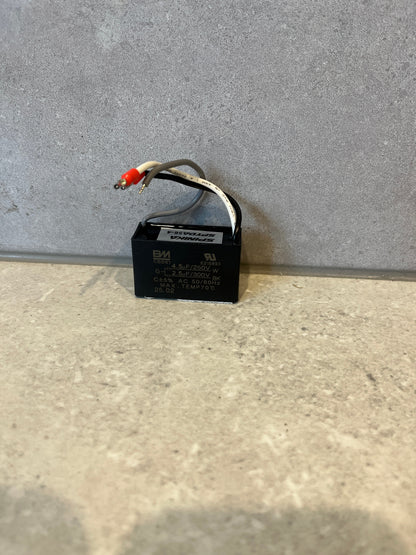 Capacitor suit Ventair Spinika and Others. 2.5uf / 4.5uF 3 Wire