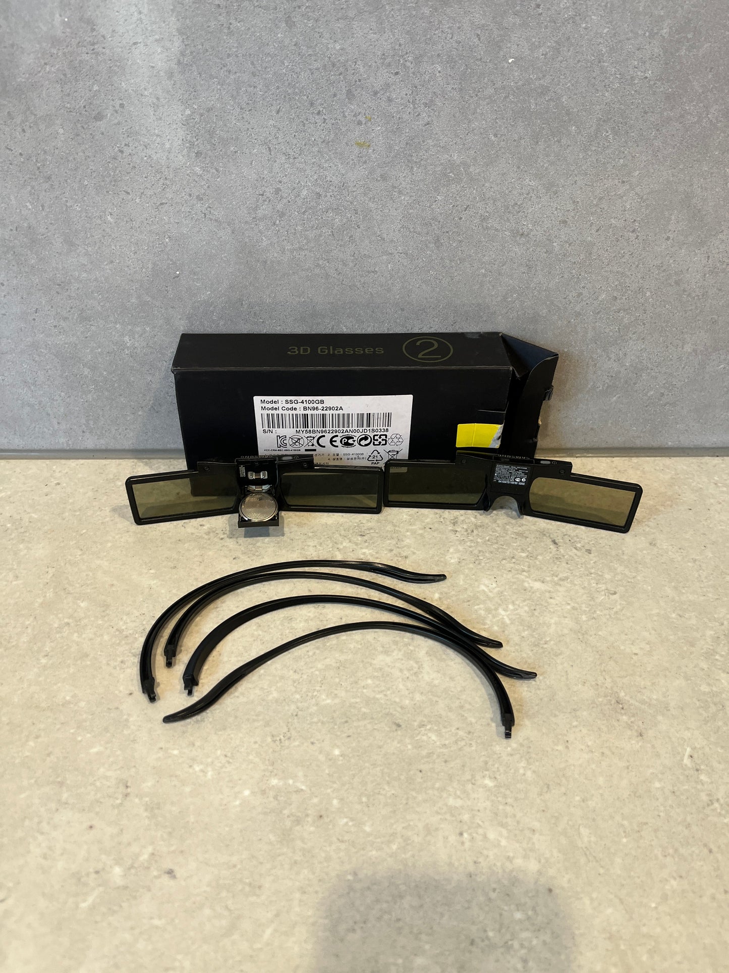 Samsung SSG-4100GB 3D Active Glasses for 3d supported TV 2011 2012 D E ES