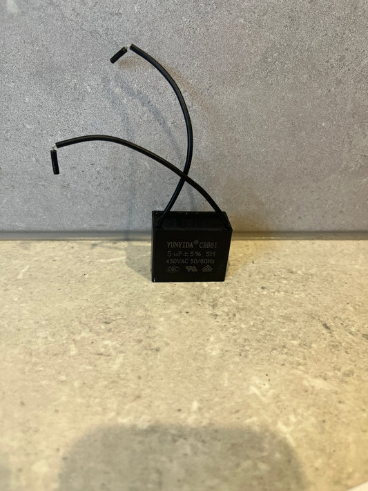 CAPACITOR - 5uF 450v AC With Leads