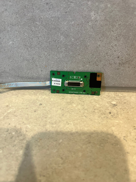 6050A2044001 TOSHIBA FINGER PRINT READER BOARD W/ CABLE SATELLITE A105 A100