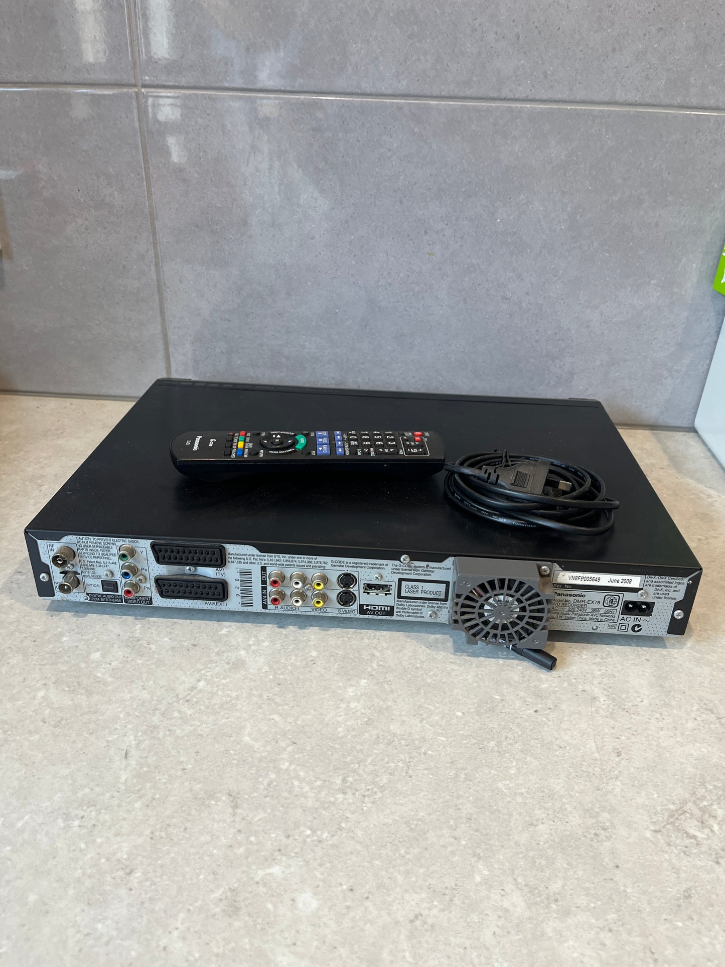 Panasonic DMR-EX78 - HDD DVD Recorder