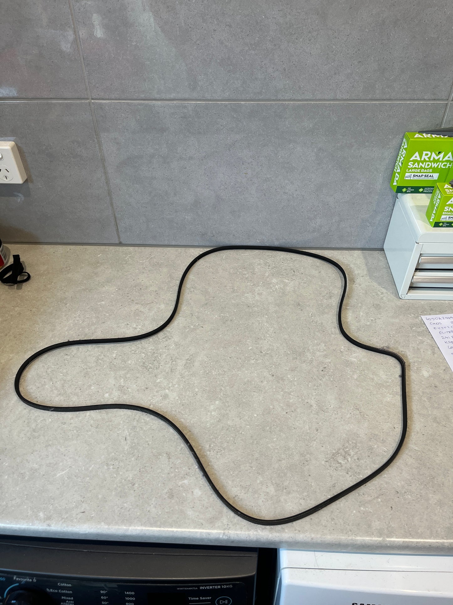 Simpson Maxi Dry 10S Drum Belt. Poly V198 1 21