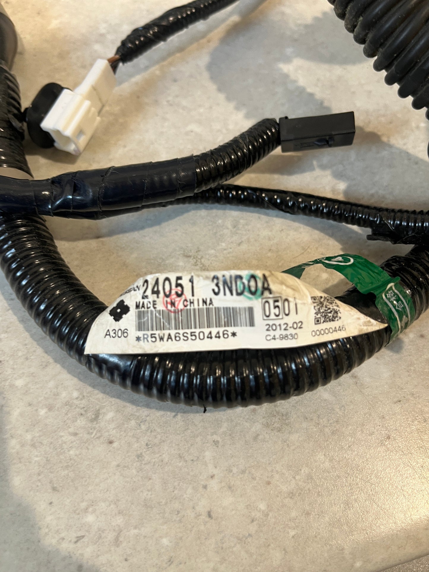 Nissan Leaf ZE0 & AZE0 Boot Wiring Harness. 24051/24052 -3ND0A