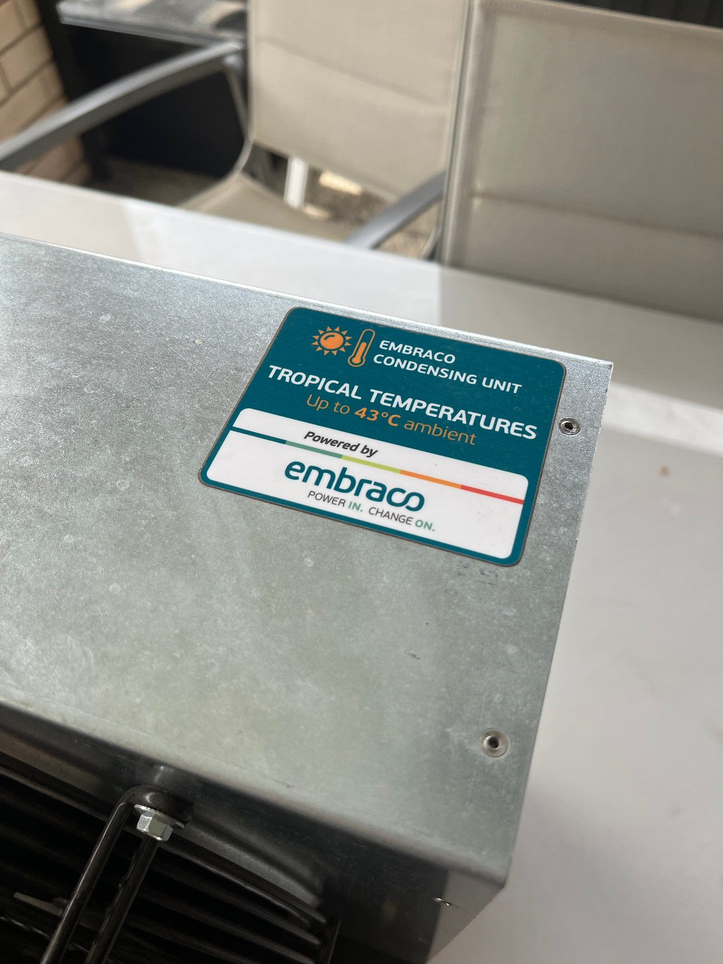 Embraco UNJ9238GS 4.4KW R404A Three Phase Condenser Unit