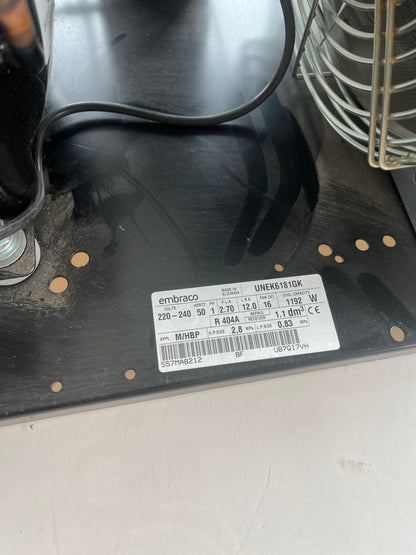 Embraco UNEK6181GK 1.2KW R404A Single Phase Condenser Unit