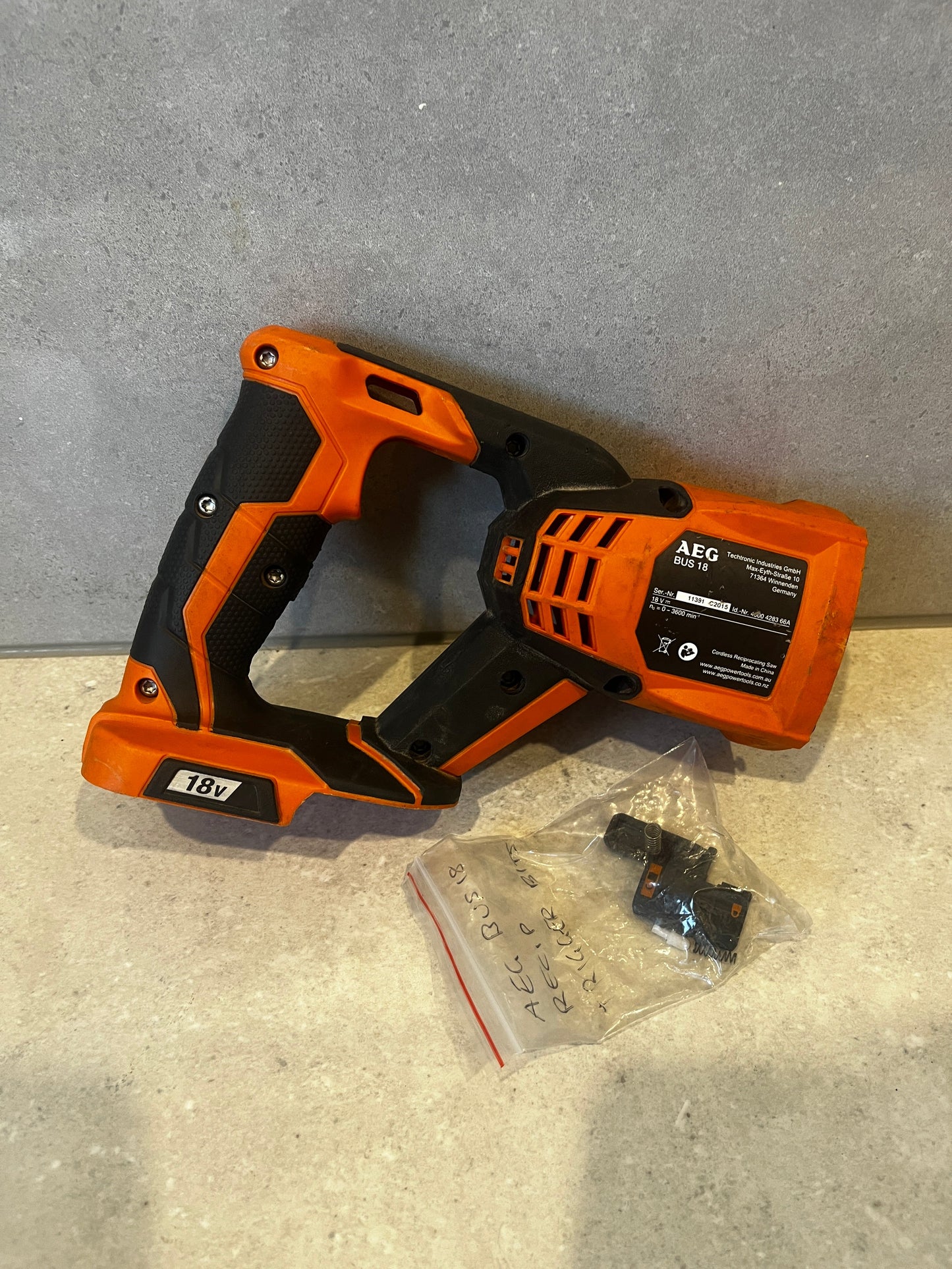 AEG BUS 18 Reciprocating saw Housing