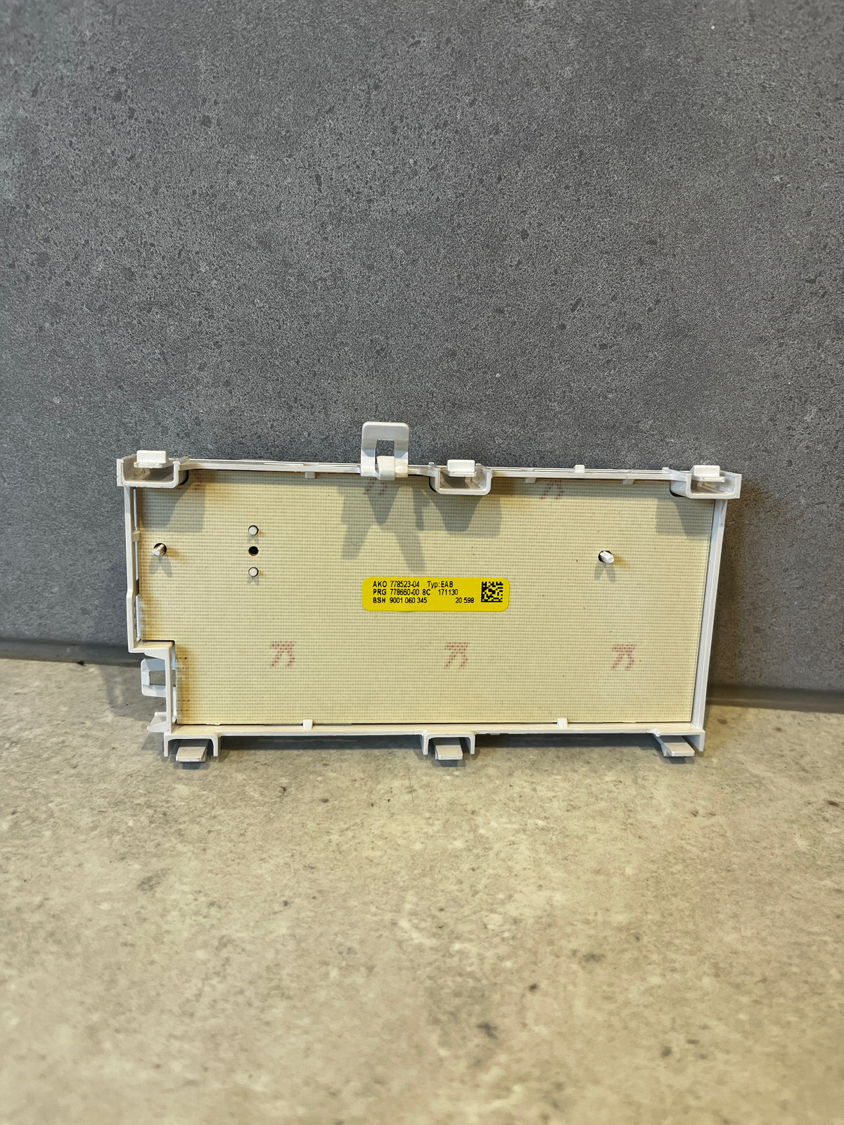 Bosch 9001060345 Operating module 12027166