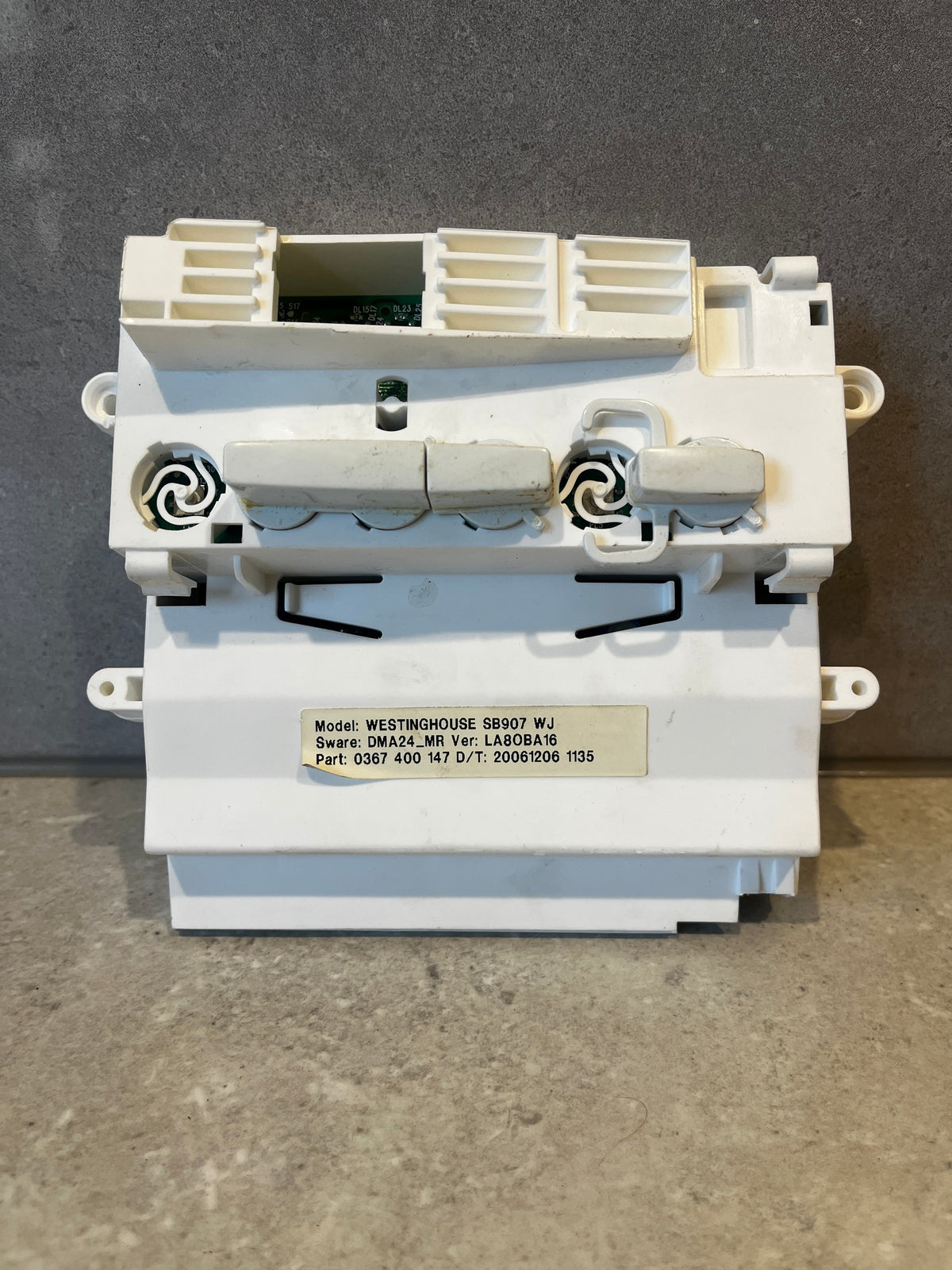Westinghouse SB907WJ Dishwasher Board Programmed 0367 400 147