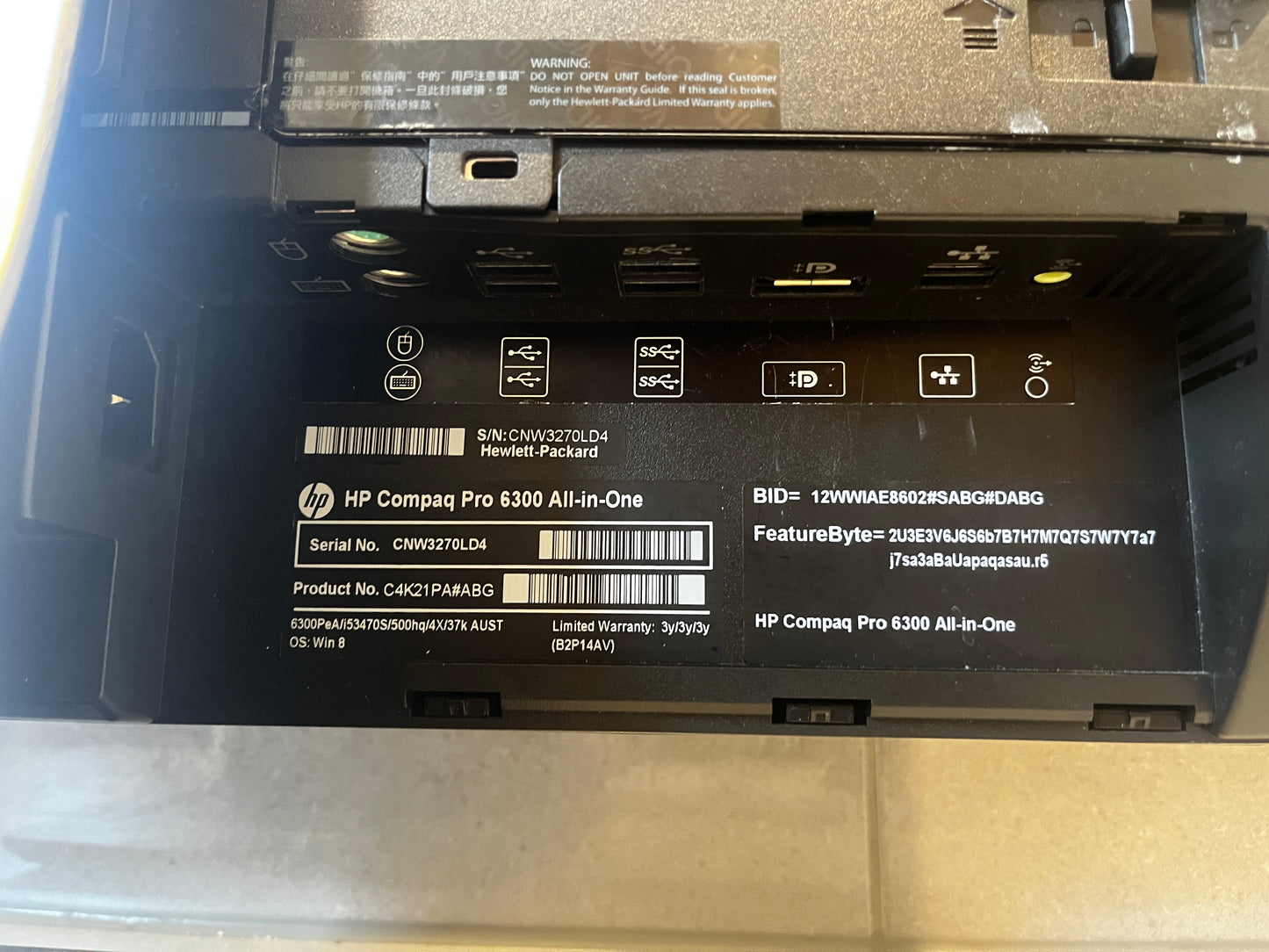 HP Compaq Pro 6300 All-In-One PC – Standard Wi-Fi – Zorin OS 18