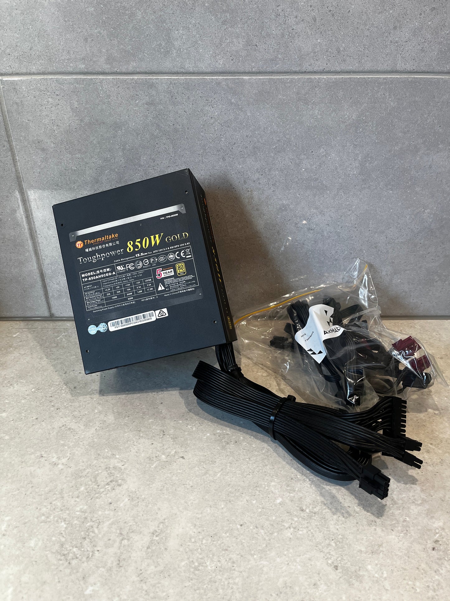 Thermaltake Toughpower 850W GOLD Modular Power Supply ToughPower