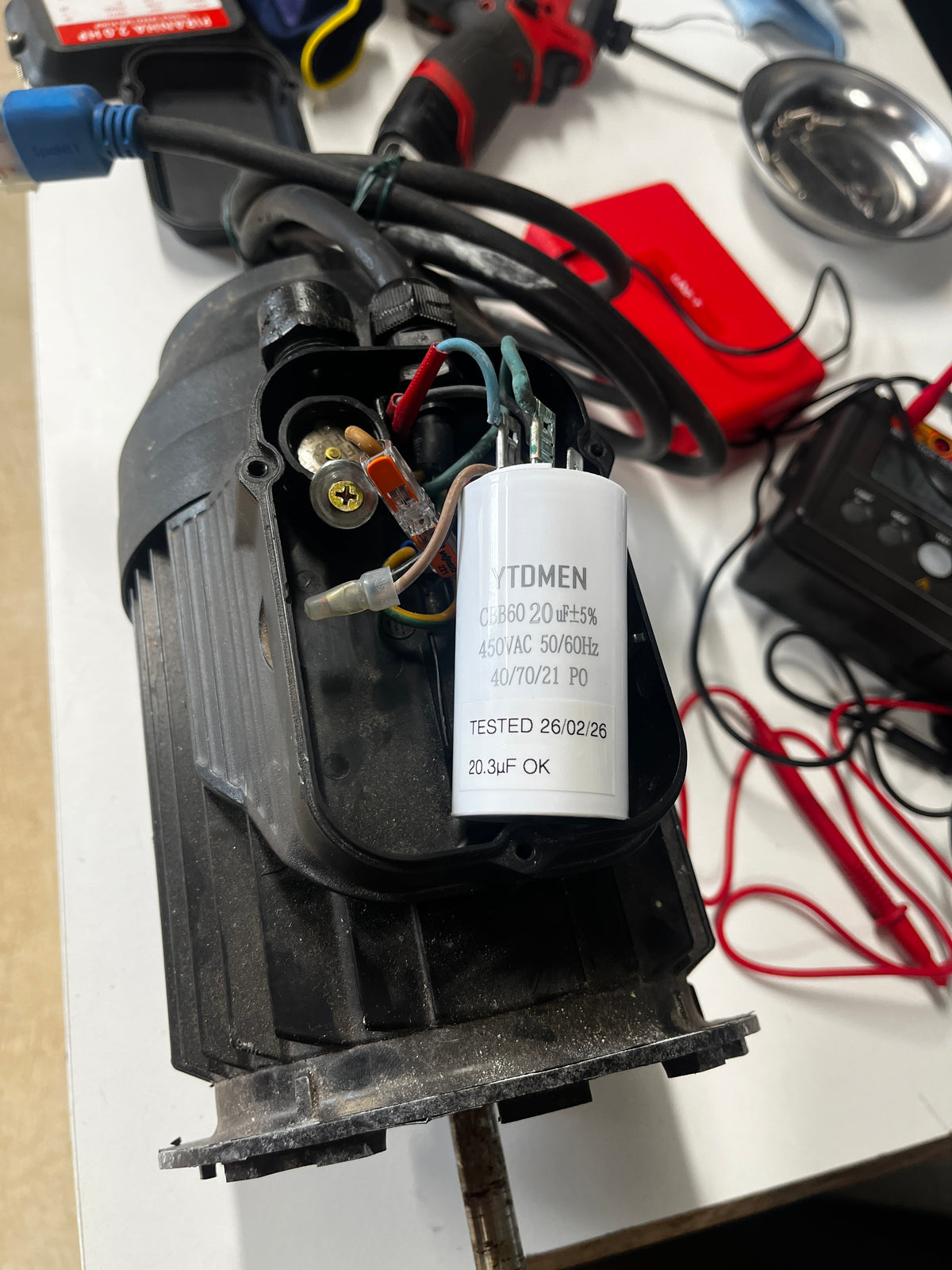 Spanet Piranha 1.5HP 1 Speed Spa Booster Pump - Motor only
