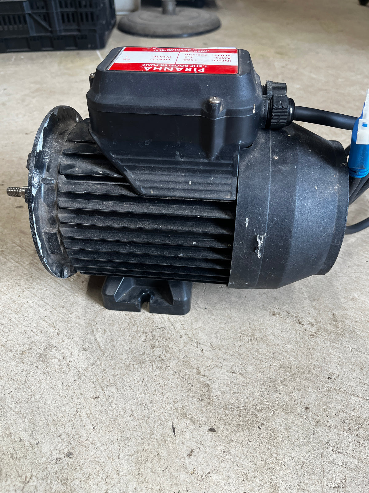 Spanet Piranha 1.5HP 1 Speed Spa Booster Pump - Motor only