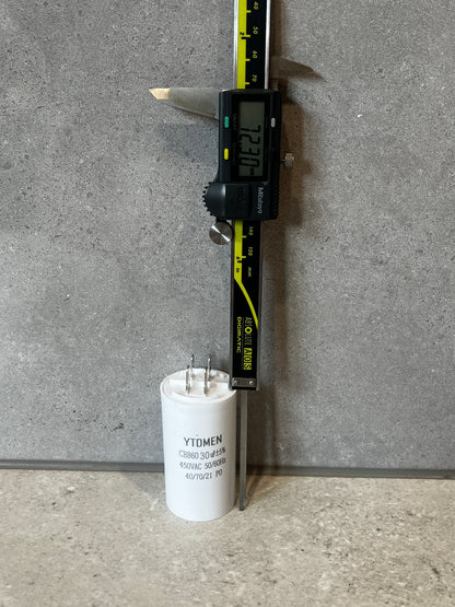 30µF, 450V AC Start/Run Capacitor (CBB60) Suit Motor Pump Spa, Pool , Fan