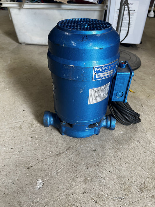 Regent 25L-120-S423 Single Phase 25mm FBSP In-Line Hot Water Circulator Pump 4 Pole