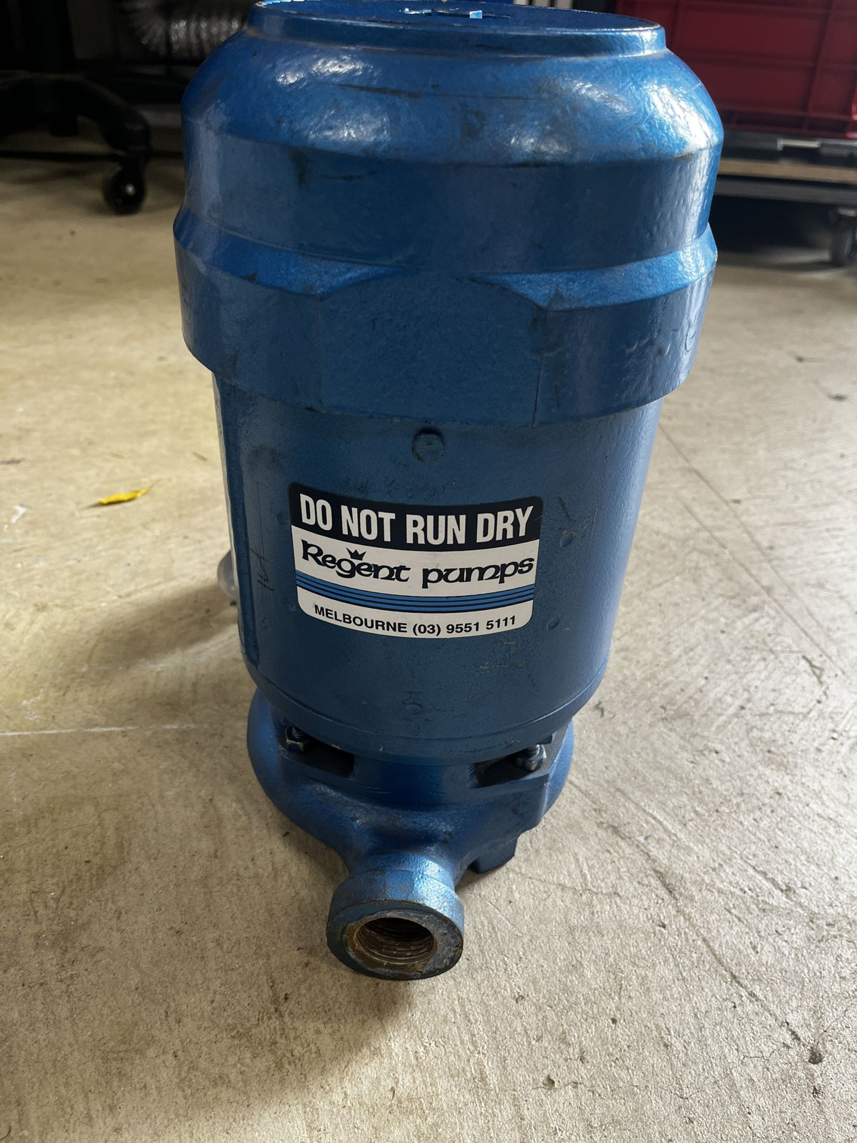 Regent 25L-120-S423 Single Phase 25mm FBSP In-Line Hot Water Circulator Pump 4 Pole