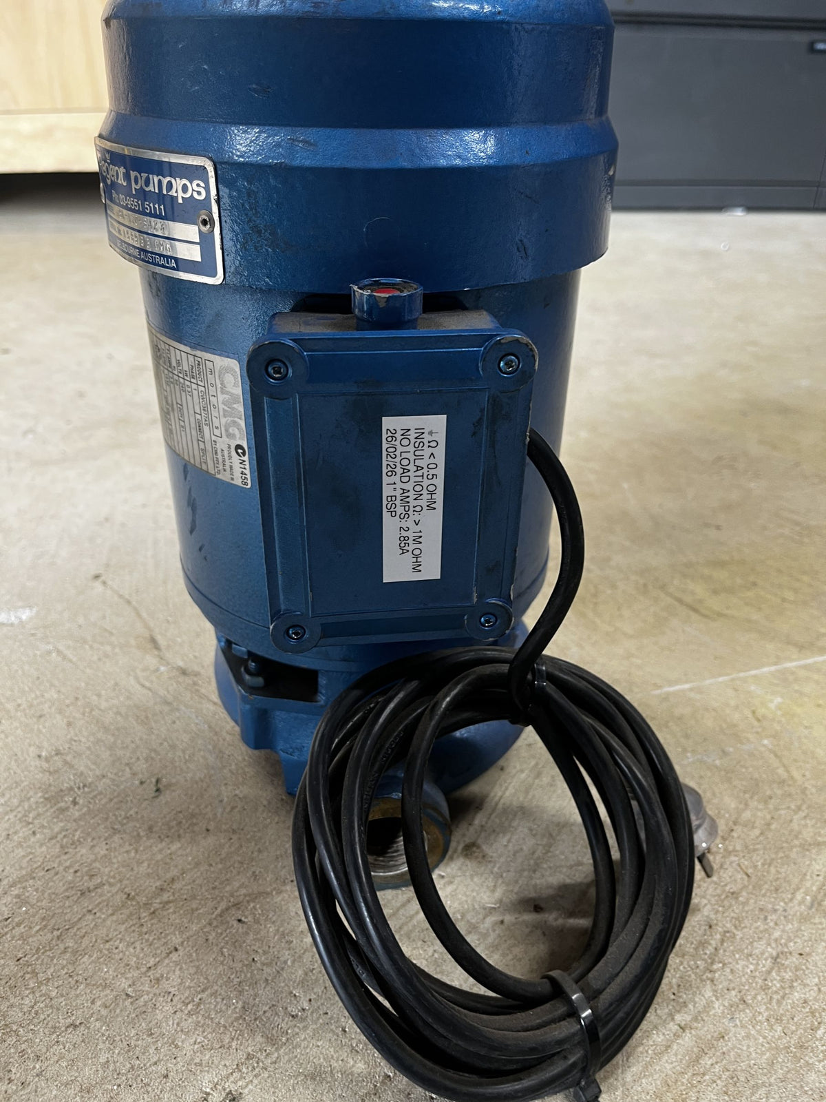 Regent 25L-120-S423 Single Phase 25mm FBSP In-Line Hot Water Circulator Pump 4 Pole