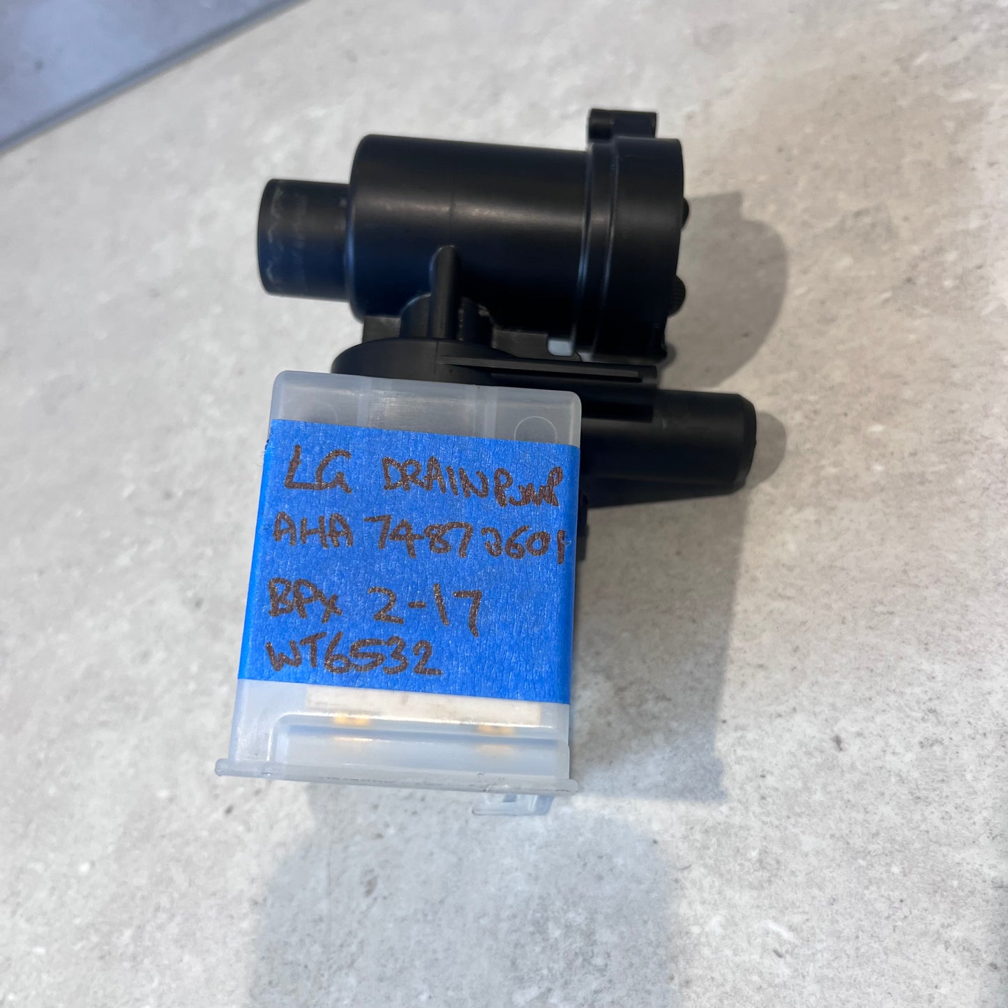 LG WTG6532W AHA74873601 BPX 2-17 Drain Pump
