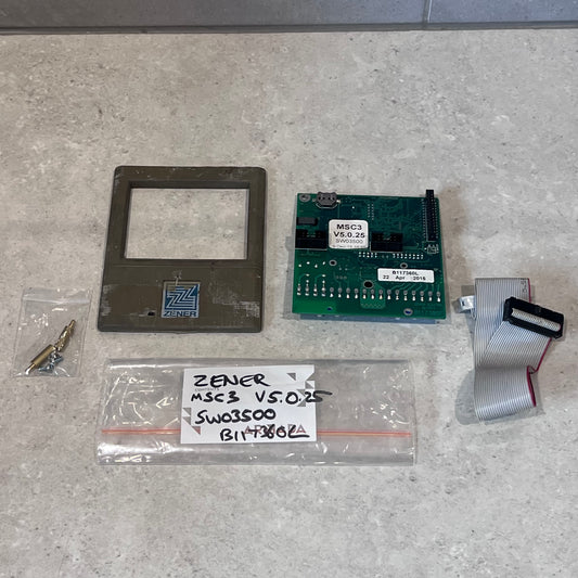 Zener AC VSD - MSC3 V5.0.25 B117350L SW03500 MCU