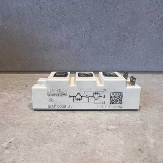 SEMIKRON SKM100GB12T4 Type N-Channel IGBT Module, 160 A 1200 V, 7-Pin SEMITRANS