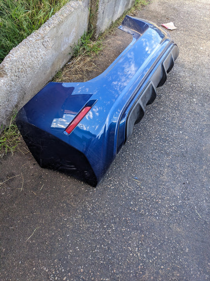 Nissan 85022-5SA0H Rear Bumper Cover Nissan Leaf ZE1 Blue