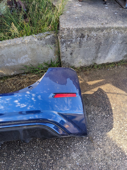 Nissan 85022-5SA0H Rear Bumper Cover Nissan Leaf ZE1 Blue