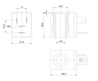 Replacement Solenoid Coil for Breville Sage Coffee Machine SP0020441 13.5VA