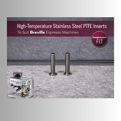 Stainless Steel PTFE Hose Tube Inserts To Suit Breville Espresso Machines – 2 Pack