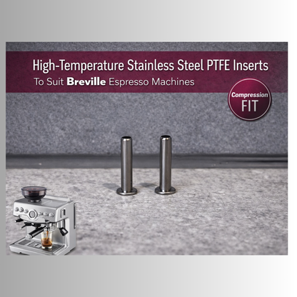 Stainless Steel PTFE Hose Tube Inserts To Suit Breville Espresso Machines – 2 Pack