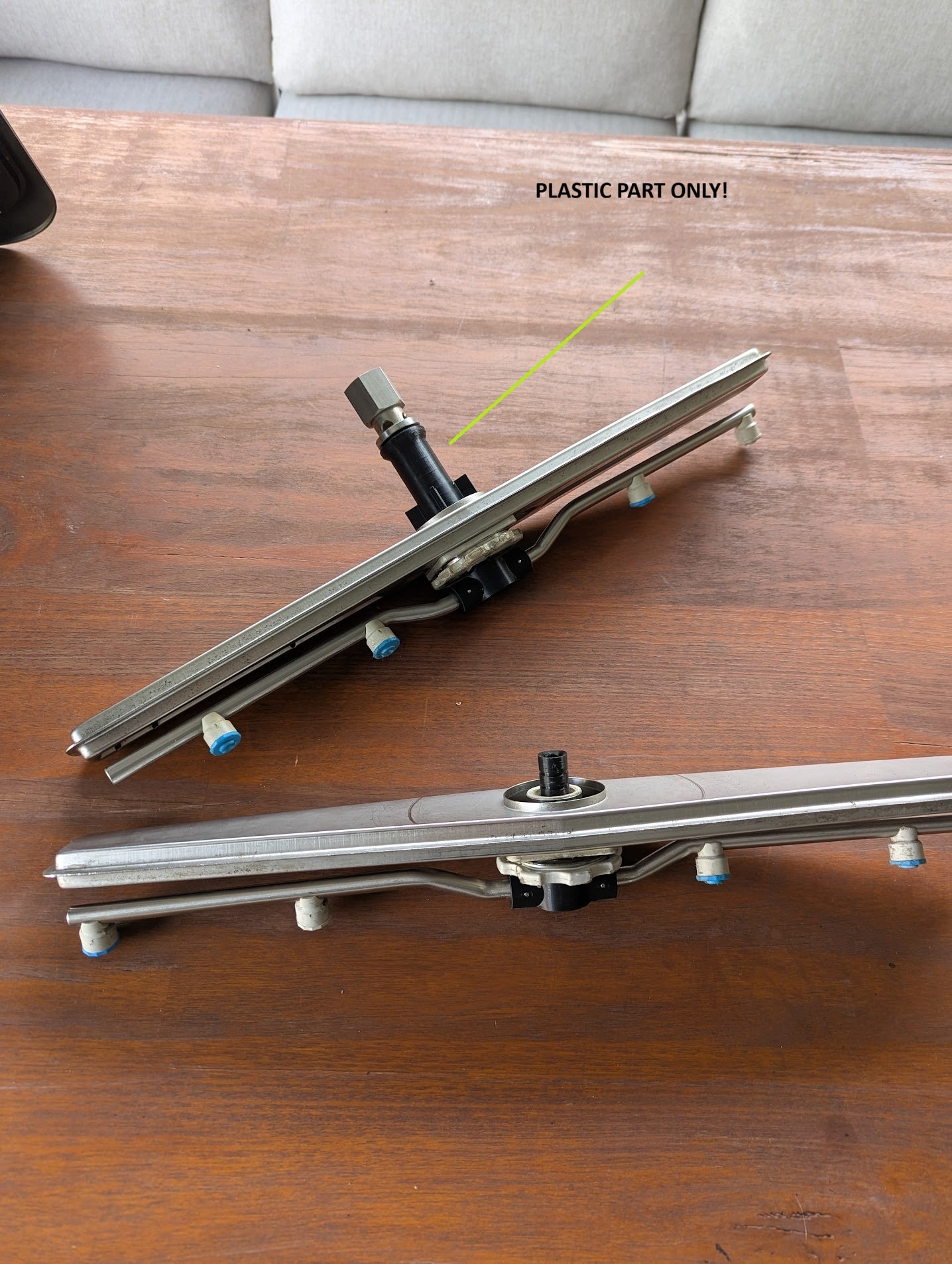 Upper Fixing Tube To Suit Meiko Part 0620506 Commercial Dishwasher