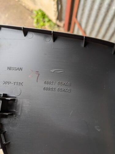 Nissan 68921-5SJ0B COVER ASSEMBLY-INSTRUMENT LOWER,LH Nissan Leaf ZE1
