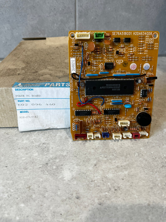 Mitsubishi Electric Power PC Board E02 096 440 with original packaging