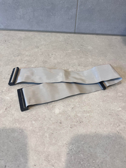 40-pin IDC ribbon cable laid flat on light surface
