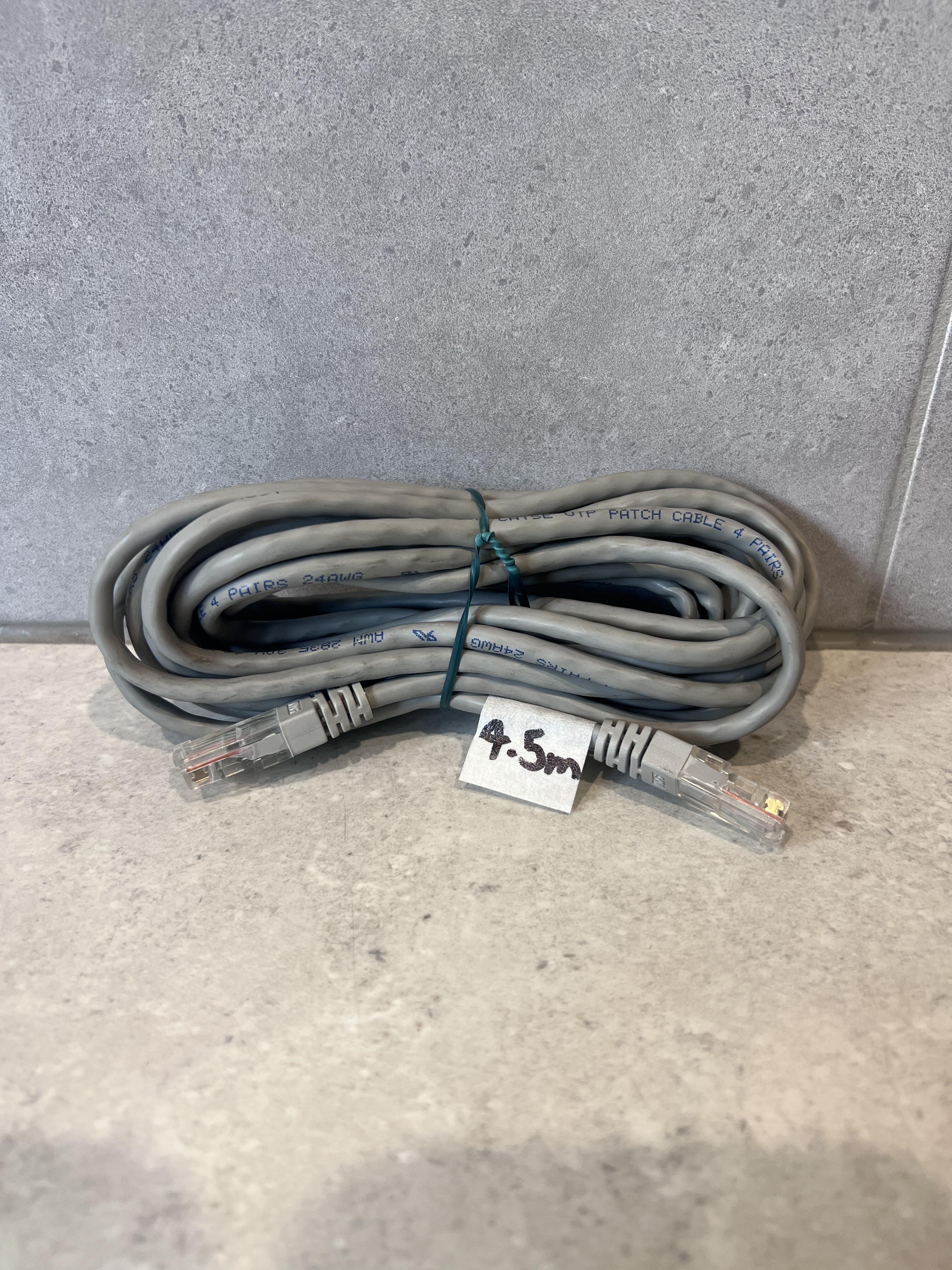 4.5 Meter Ethernet Patch Cable – Adelaide Electrical Salvage