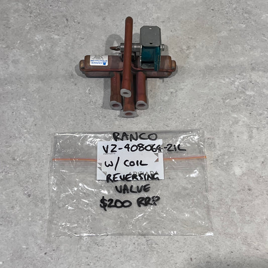 Ranco VZ-40806-216 reversing valve with coil and labeled bag
