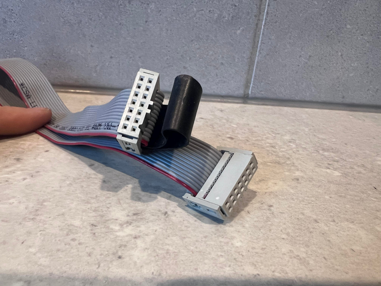 16-pin IDC flat ribbon cable with female connectors