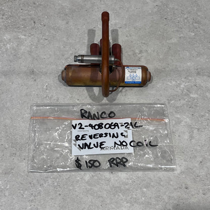 Ranco V2-408069-216 reversing valve with labeled bag