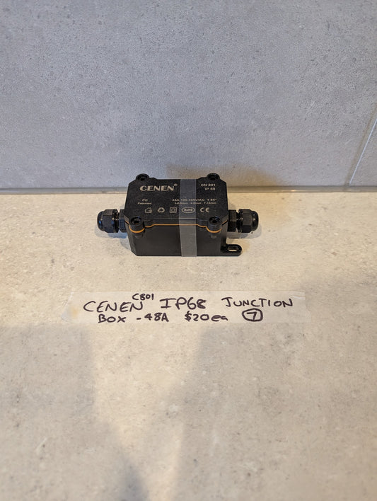 CENEN C801 IP68 waterproof electrical junction box on a light surface