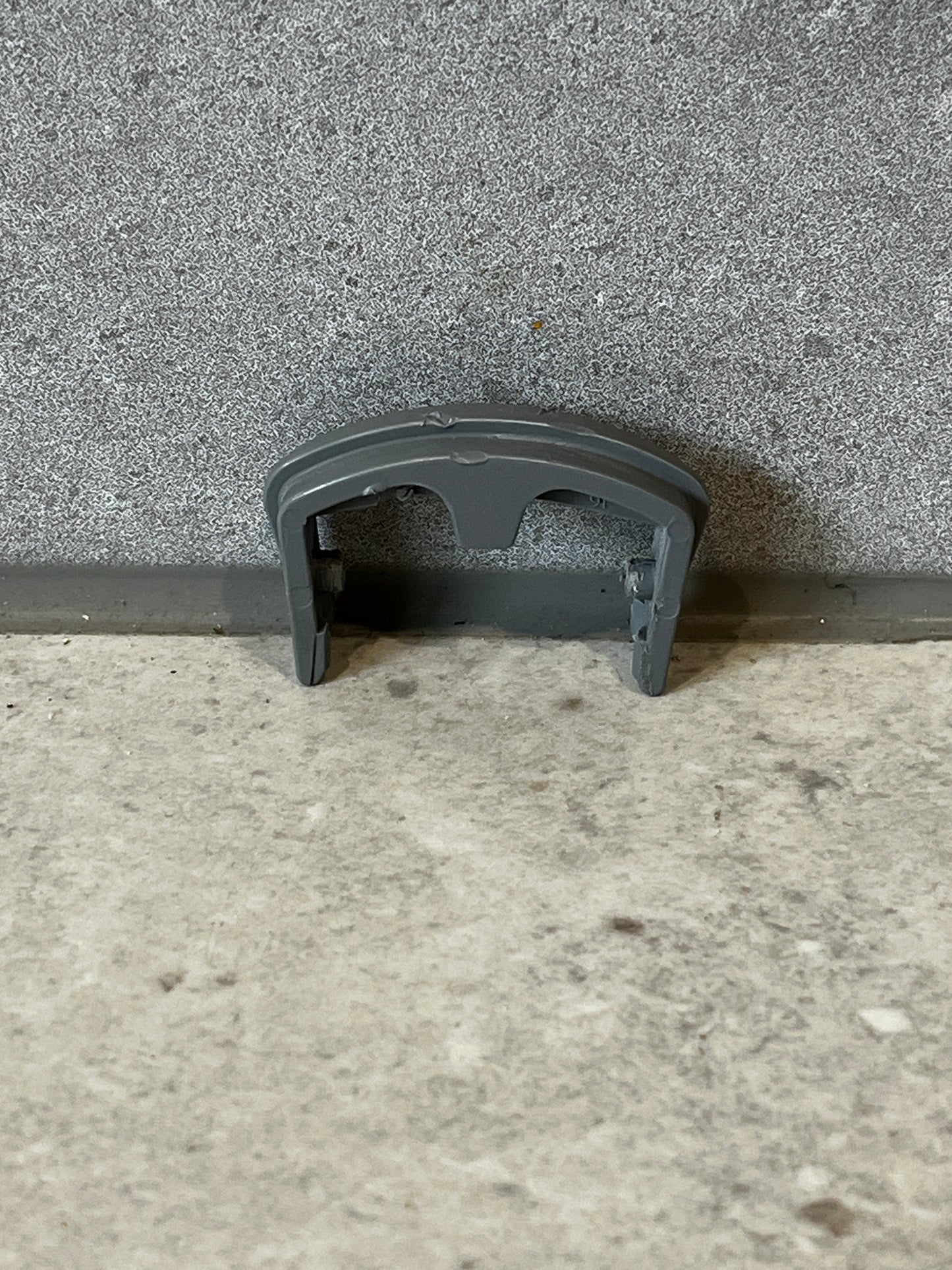 Universal replacement plastic clip in gray color