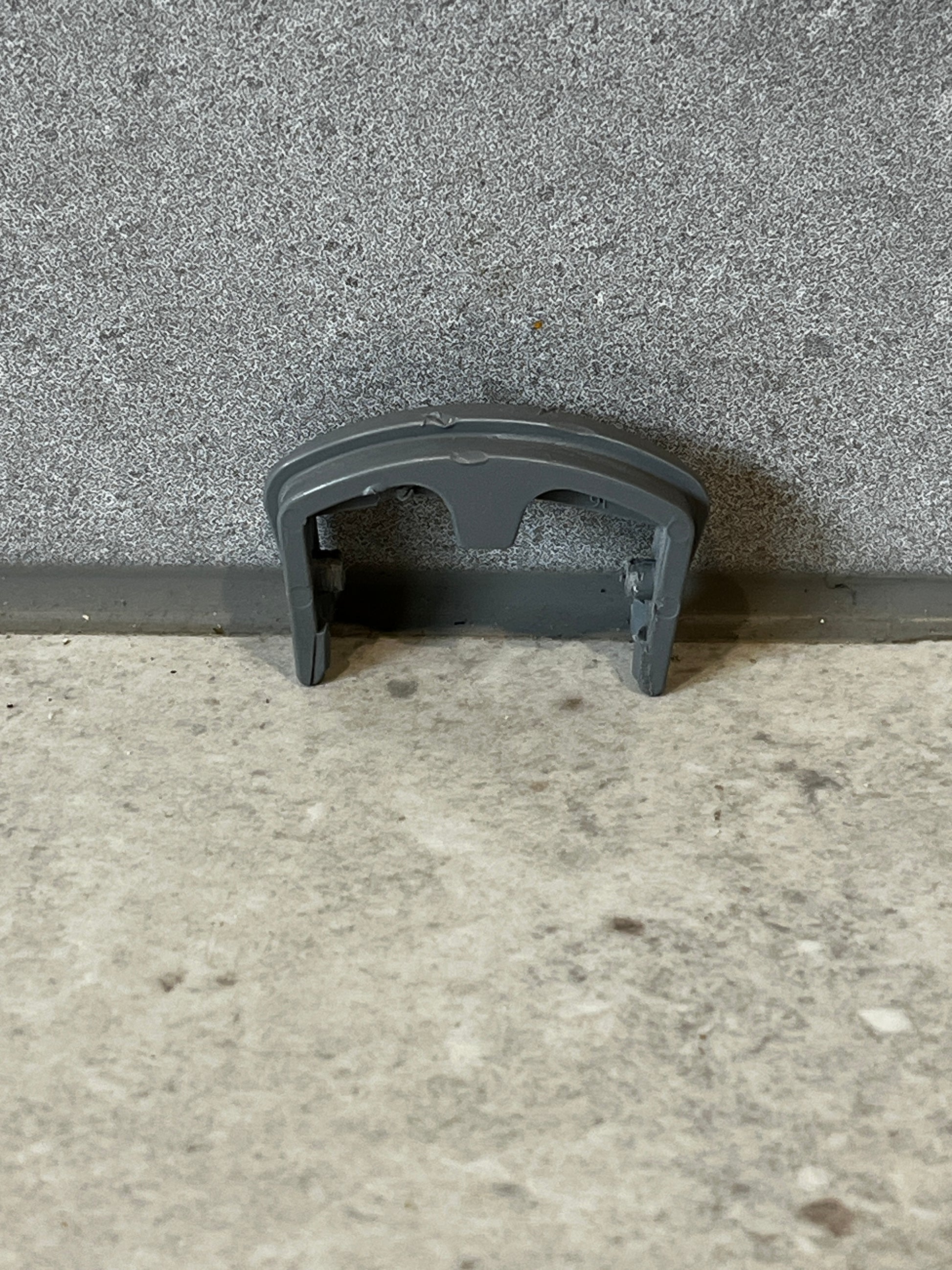 Universal replacement plastic clip in gray color