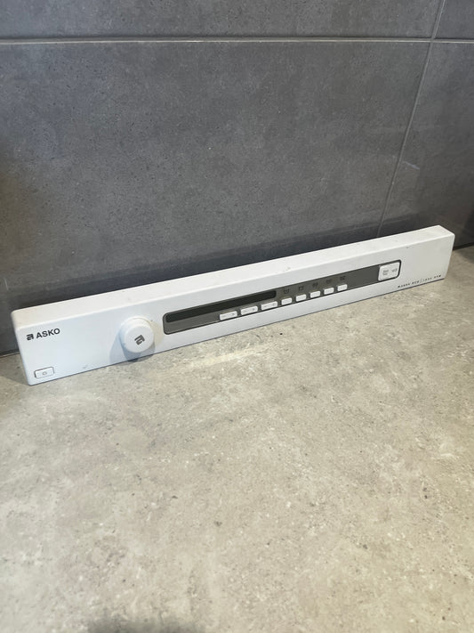 ASKO washing machine control panel front view