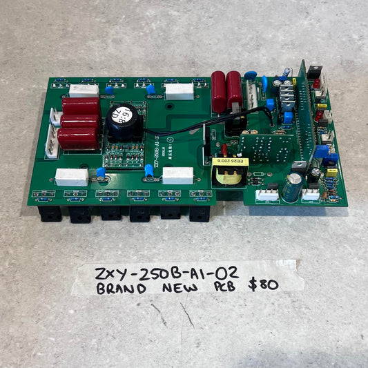 ZXY-250B-A1-02 brand new PCB board for CUT50 plasma cutter on a gray surface