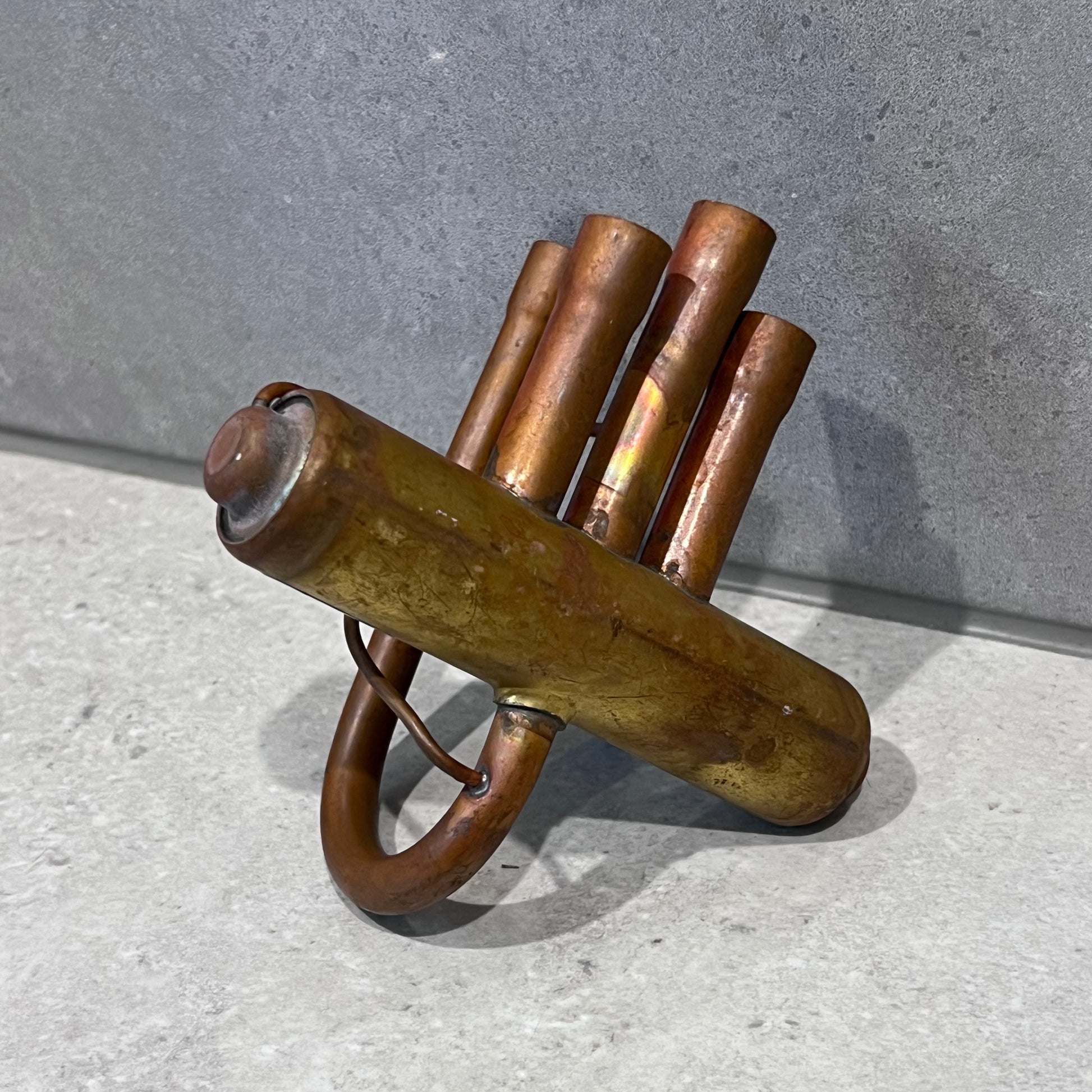 Side angle of copper Ranco reversing valve