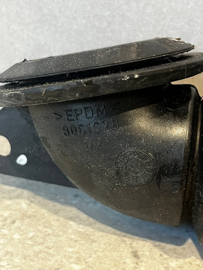 Close-up of EPDM marking and part number on automotive hose