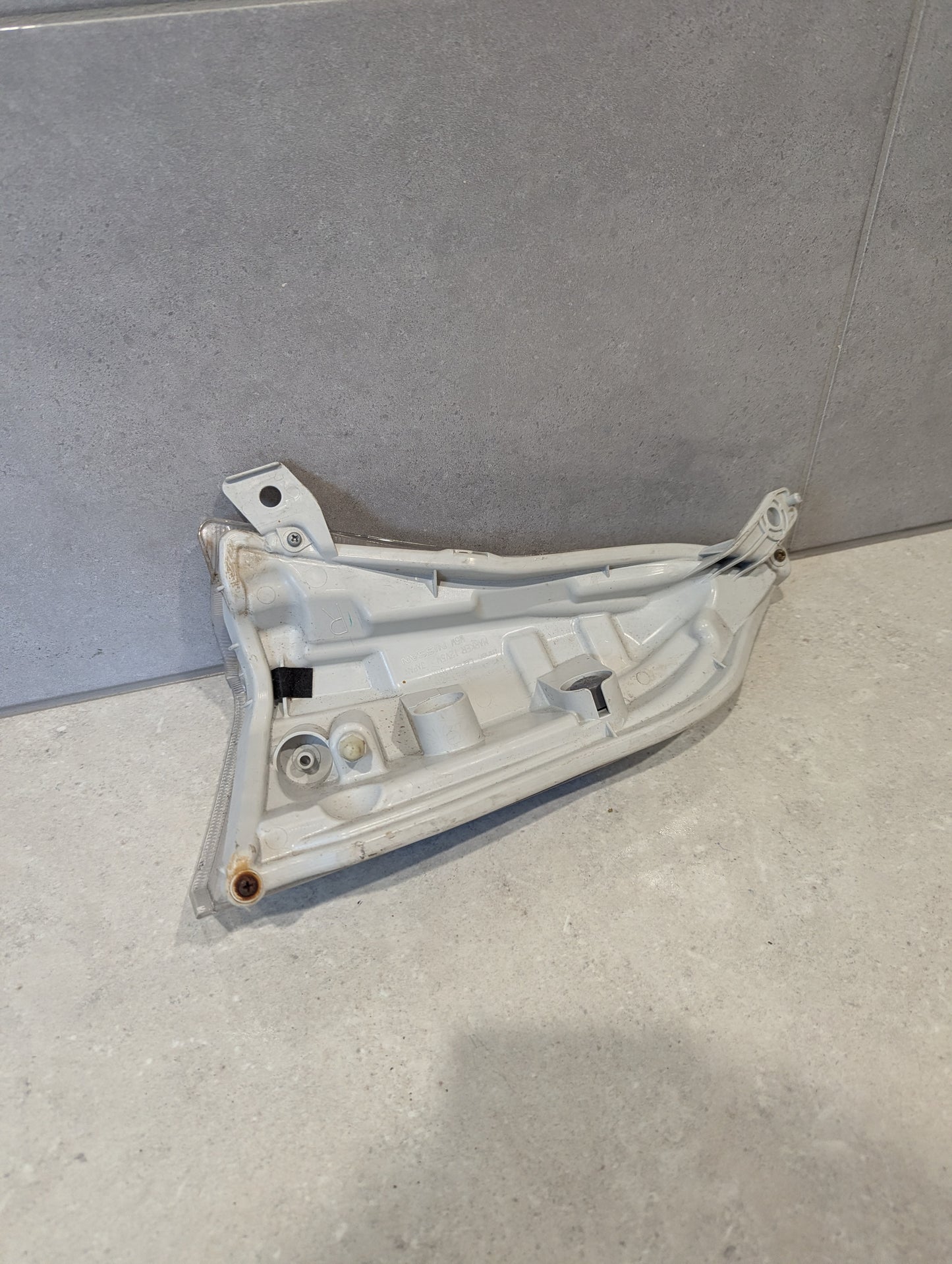 Back view of ZEO right side marker light showing mounting points