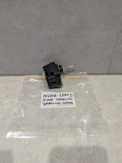 Nissan Leaf Juke headlight leveling motor with labeled bag